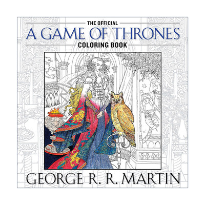 英文原版 The Official A Game of Thrones Coloring Book 冰与火之歌 权力的游戏 涂色书 英文版 进口英语原版书籍