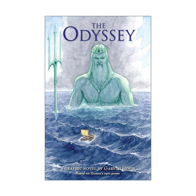 英文原版 The Odyssey 奥德赛 儿童莎士比亚经典文学 Gareth Hinds 精装漫画小说 英文版 进口英语原版书籍