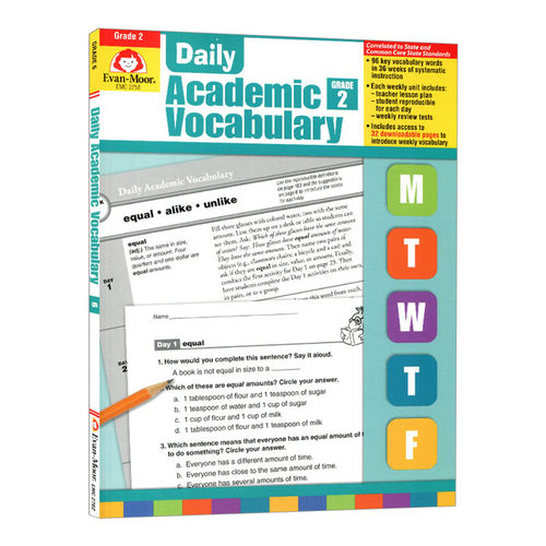 英文原版 Daily Academic Vocabulary Grade 2 TE 每日练习系列 专业词汇 二年级 完整版 英文版 进口英语原版书籍