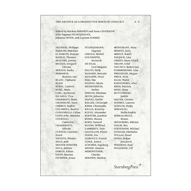 英文原版 The Archive as a Productive Space of Conflict The MIT Press 作为冲突的生产空间的档案馆 建筑设计艺术