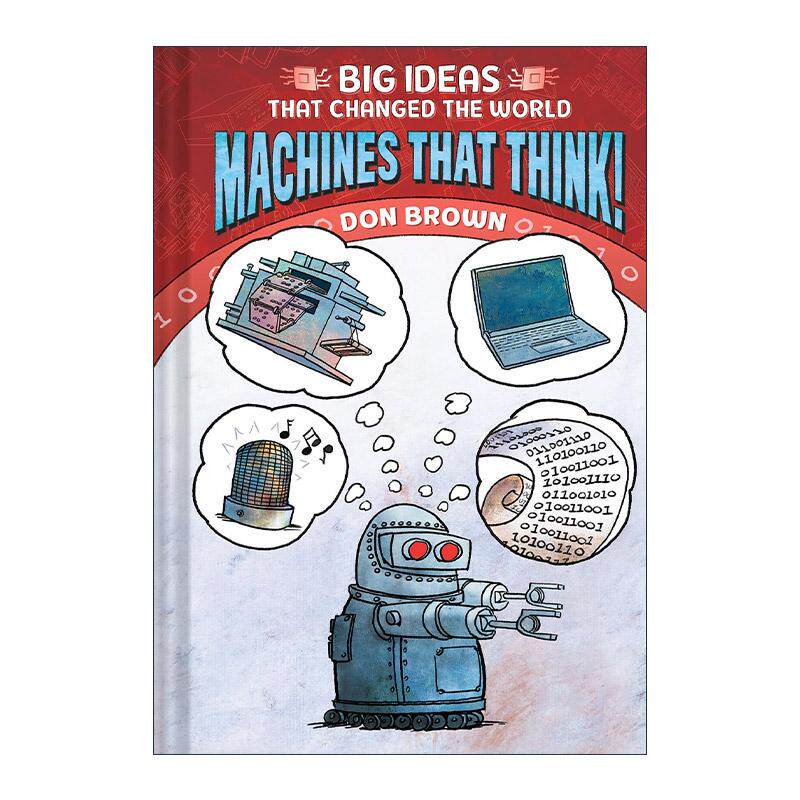 英文原版 Machines That Think Big Ideas That Changed the World 改变世界的大想法系列2 会思考的机器 儿童精装科普漫画