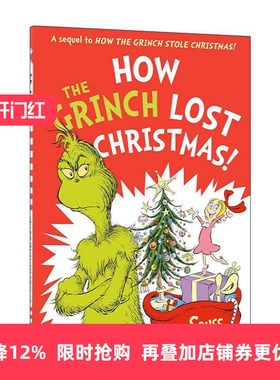 英文原版 How the Grinch Lost Christmas! 苏斯博士系列 圣诞怪杰新故事 儿童故事书 英文版 进口英语原版书籍
