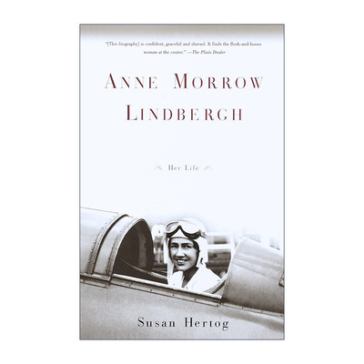 英文原版 Anne Morrow Lindbergh 林白夫人传 女飞行员传记 世界著名航空探险家林白的妻子 Susan Hertog 英文版 进口英语原版书籍