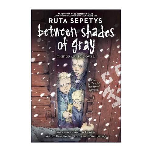 英文原版 Between Shades of Gray 西伯利亚的眼泪 雪中灰 漫画版 Ruta Sepetys 英文版 进口英语原版书籍