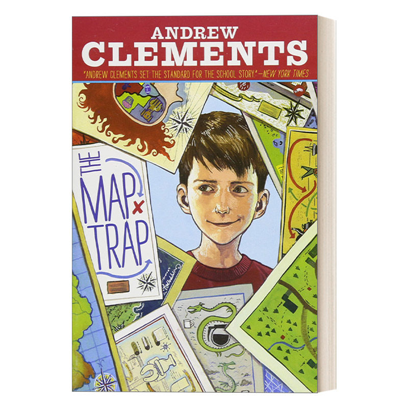 The Map Trap 地图陷阱 Andrew Clements进口原版英文书籍