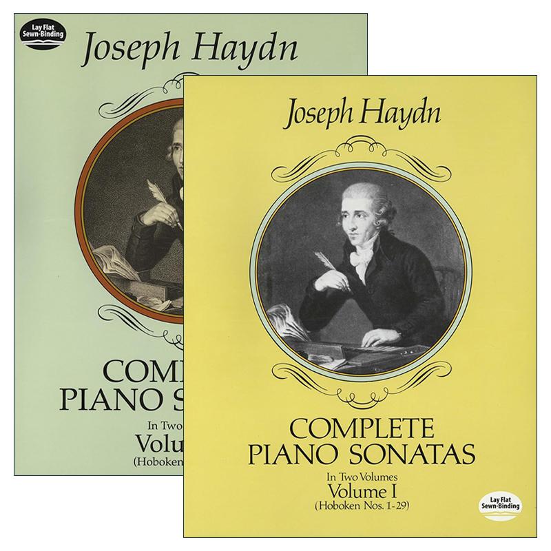 英文原版 Complete Piano Sonatas 钢琴奏鸣曲完整集 2册 约瑟夫·海顿 英文版 进口英语原版书籍