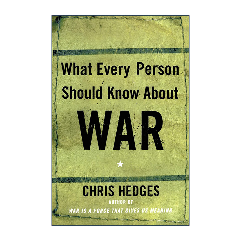 英文原版 What Every Person Should Know About War 关于战争每一个人都应该知道的英文版 进口英语原版书籍