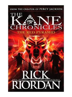 英文原版 The Kane Chronicles The Red Pyramid 波西·杰克逊埃及守护神系列 凯恩与红色金字塔 青少年科幻小说 英文版 进口书籍