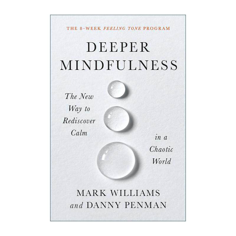 英文原版 Deeper Mindfulness 更深入的正念 在混乱世界中重新找到平静的新方法 英文版 进口英语原版书籍