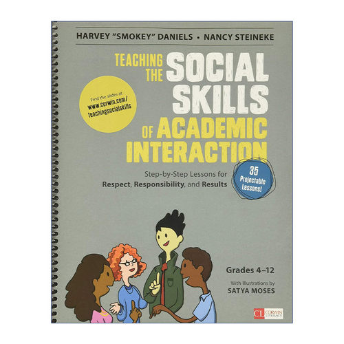 英文原版 Teaching the Social Skills of Academic Interaction  Grades 4-12 合作学习技能35课 4-12年级阶段 英文版 进口书籍