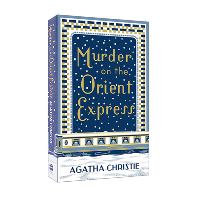 英文原版 Poirot — Murder on the Orient Express 大侦探波洛系列 东方快车谋杀案 精装特别版 阿加莎侦探推理小说 进口英语书