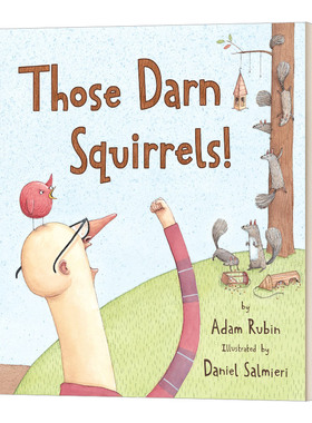英文原版 Those Darn Squirrels! 可恶的松鼠们 儿童趣味幽默英语启蒙读物 Adam Rubin 英文版 进口英语原版书籍