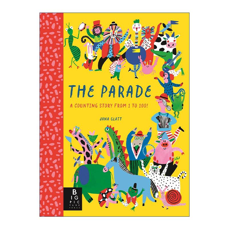 英文原版 The Parade 数字巡游 西班牙插画师Jana Glatt 低幼儿童早教启蒙认知精装绘本 英文版 进口英语原版书籍