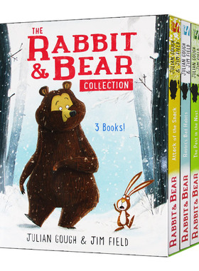 Rabbit and Bear 3 Copy Slipcase 兔与熊1-3册套装进口原版英文书籍