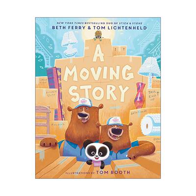 英文原版 A Moving Story 一个感人的故事 精装绘本 Beth Ferry 英文版 进口英语原版书籍