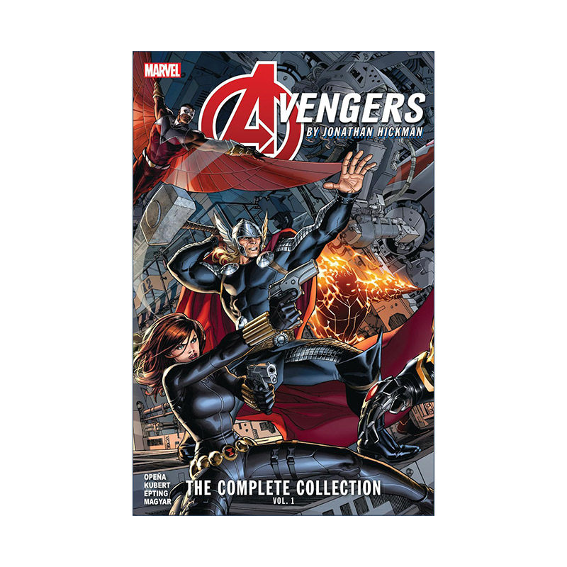 英文原版 Avengers By Jonathan Hickman The Complete Collection Vol.1 复仇者联盟 完整集 卷一 漫威漫画 进口英语原版书籍
