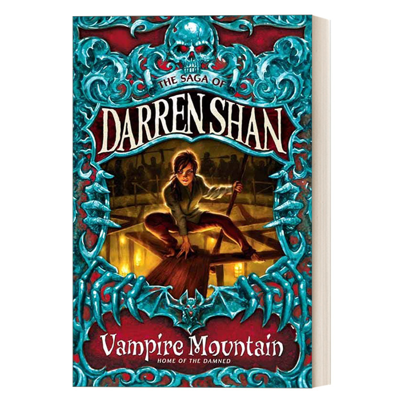 英文原版 The Saga of Darren Shan 4 — Vampire Mountain 向达伦大冒险4 魔山印石 英文版 进口英语原版书籍