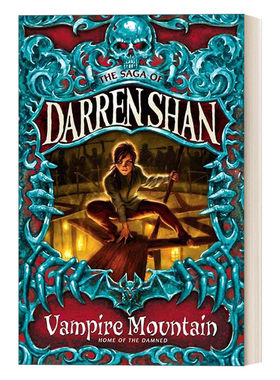 英文原版 The Saga of Darren Shan 4 — Vampire Mountain 向达伦大冒险4 魔山印石 英文版 进口英语原版书籍