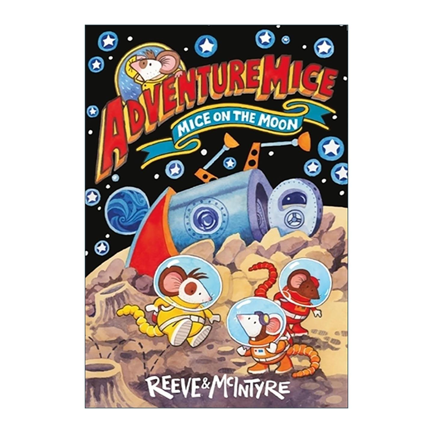 英文原版 Adventuremice Mice on the Moon 冒险老鼠佩德罗4 儿童插画故事书 英文版 进口英语原版书籍