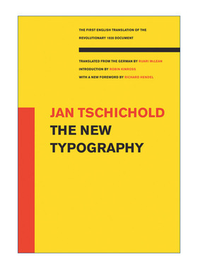 英文原版 The New Typography 字体排印学 文字排版 平面设计 Jan Tschichold 英文版 进口原版英文书籍