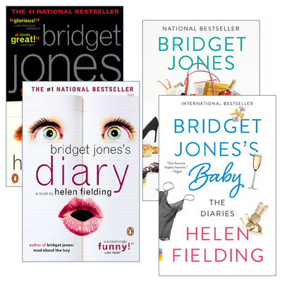 Bridget Jones 单身日记系列4册 同名电影原著 Helen Fielding进口原版英文书籍