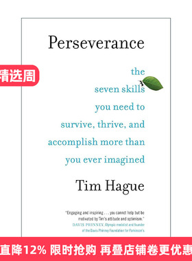 英文原版 Perseverance 毅力 极速前进加拿大版胜者Tim Hague自传 帕金森症 英文版 进口英语原版书籍