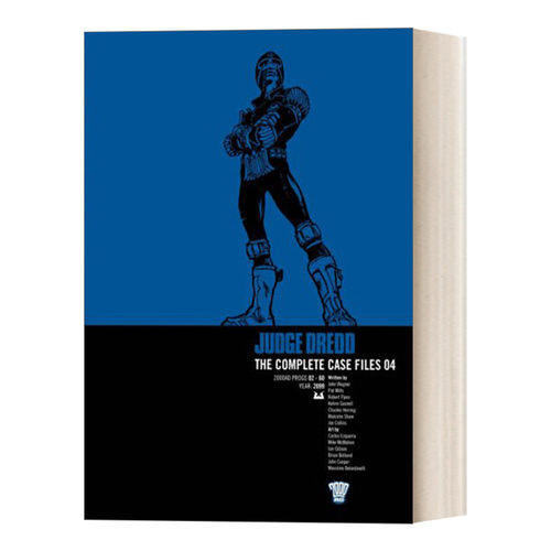 Judge Dredd Case File 4  特警判官 漫画合集#4进口原版英文书籍