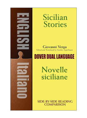原版 Sicilian Stories 西西里岛故事集 短篇小说 意英双语版 Giovanni Verga 进口原版书籍