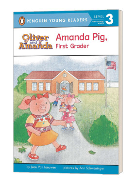 英文原版 Amanda Pig  First Grader 一年级的阿曼达猪 企鹅青少分级阅读3级 汪培珽第三阶段书单 英文版 进口英语原版书籍