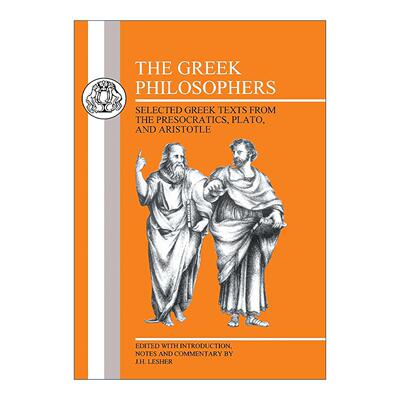 英文原版 The Greek Philosophers 希腊语文本系列 古希腊哲学家作品选 J.H. Lesher 英文版 进口英语原版书籍