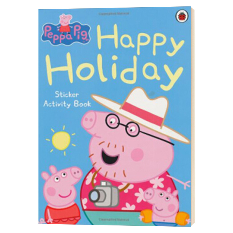 Peppa Pig: Happy Holiday(Sticker Activity Book)进口原版英文书籍