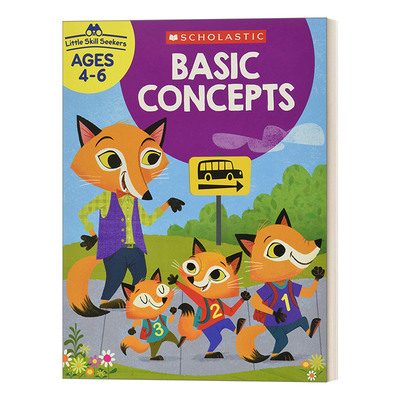 英文原版 Little Skill Seekers Basic Concepts 小小技能追求者 基本概念 幼小衔接练习册 英文版 进口英语原版书籍
