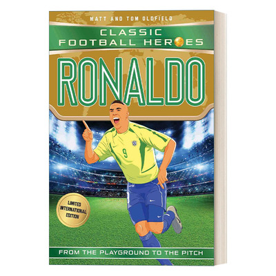 英文原版 Ronaldo Brazil 经典足球明星人物传记 罗纳尔多路易斯 Classic Football Heroes 英文版 进口英语原版书籍