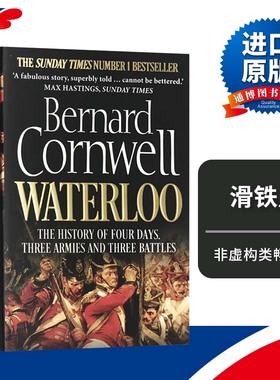 Waterloo滑铁卢：四天、三支大军和三场战役的历史进口英文原版书籍
