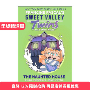 英文原版 Sweet Valley Twins 04 The Haunted House 甜谷双胞胎系列4 闹鬼的房子 儿童幽默全彩漫画 英文版 进口英语原版书籍