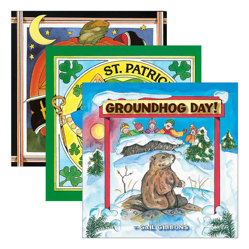 节日系列3册套装 Gail Gibbons 盖尔吉本斯少儿百科系列进口原版英文书籍