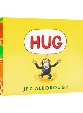 Hug 抱抱 妈妈的爱 纸板书绘本 格林威大奖作者Jez Alborough进口原版英文书籍