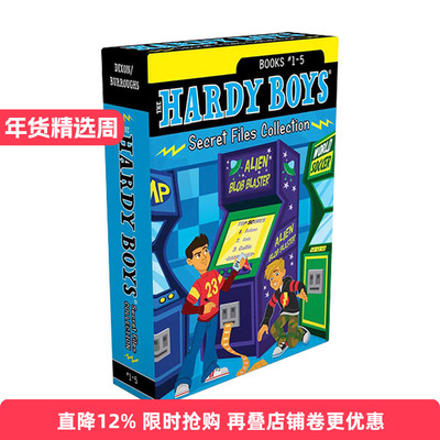 英文原版 The Hardy Boys Secret Files Collection Books 1-5 哈迪男孩系列机密文件套装1-5册 英文版 进口英语原版书籍