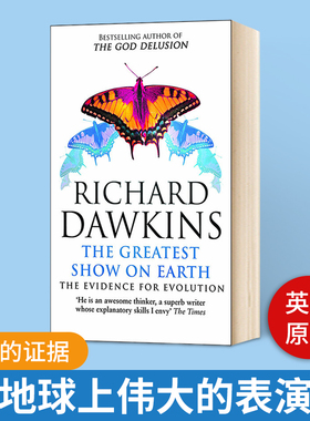 地球上伟大的表演 进化的证据The Greatest Show on Earth 英版  英文原版 自私的基因作者 Richard Dawkins 生物进化 英文版书籍