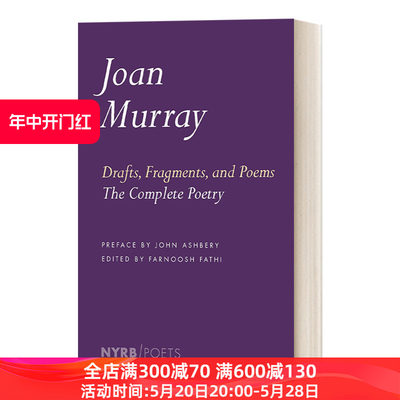 英文原版 Drafts Fragments and Poems The Complete Poetry 草稿 片段和诗歌 完整的诗歌 纽约书评诗人系列 英文版 进口英语书籍