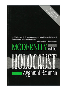 英文原版 Modernity and the Holocaust 现代性与大屠杀 齐格蒙特·鲍曼 英文版 进口英语原版书籍