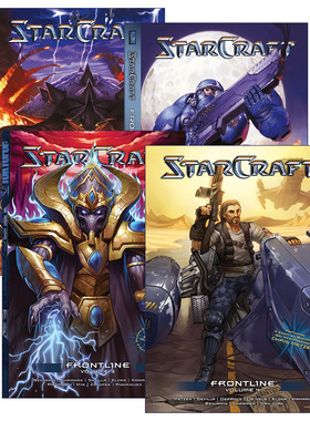英文原版小说 StarCraft Frontline Blizzard Legends Blizzard Manga 星际争霸 前线 4册  进口英语原版书籍