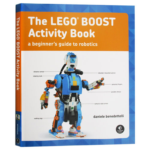 乐高编程机器人活动手册 The Lego Boost Activity Book 英文原版书 Daniele Benedettelli 进口原版英语书籍 No Starch Press