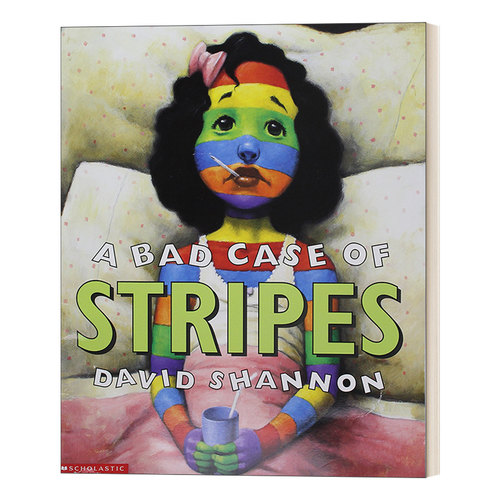 A Bad Case of Stripes  糟糕，身上长条纹了 绘本进口原版英文书籍