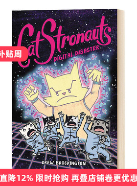 英文原版 CatStronauts Digital Disaster猫猫历险记6 英文版