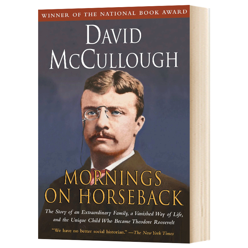 英文原版 Mornings on Horseback 青年西奥多罗斯福传记 英文版 进口英语书籍