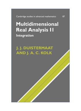 英文原版 Multidimensional Real Analysis II 多维实分析 下 剑桥高等数学研究系列 精装 英文版 进口英语原版书籍
