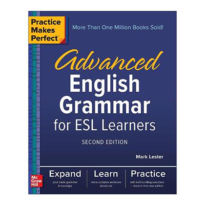 英文原版 Practice Makes Perfect Advanced English Grammar For ESL Learners 熟能生巧 高阶英语语法 第2版 进口英语原版书籍
