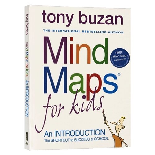博赞儿童思维导图 Mind Maps for Kids 英文原版 学习方法介绍 效率学习法 少儿教育 9-12岁 家长的教育指南 英文书