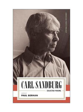 英文原版 Carl Sandburg Selected Poems 卡尔·桑德堡诗选 美国文库 普利策奖得主 英文版 进口英语原版书籍